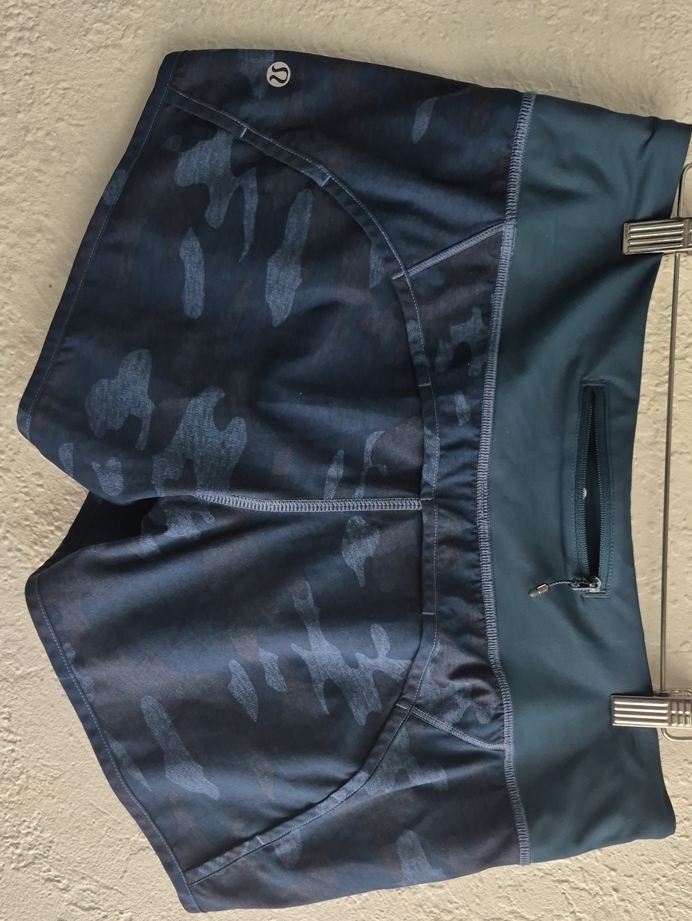 Lululemon Navy Blue Camo Athletic Skort